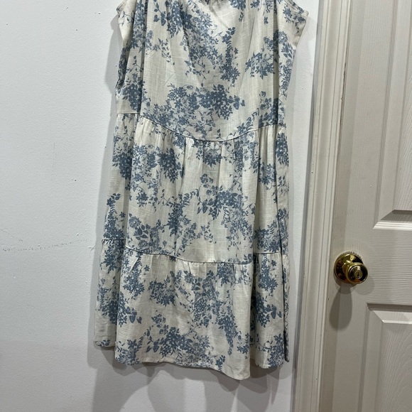Dress Monteau los Angeles blue and white sizeL. F-22 - Picture 3 of 7
